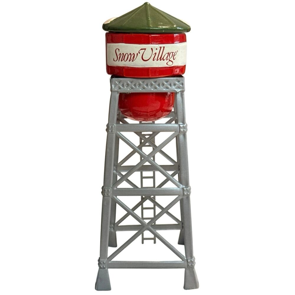 Vintage Dept 56 Original Snow Village Water Tower Accessory Metal Base 5133-0